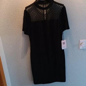 Ivanka Trump velvet short sleeve dress